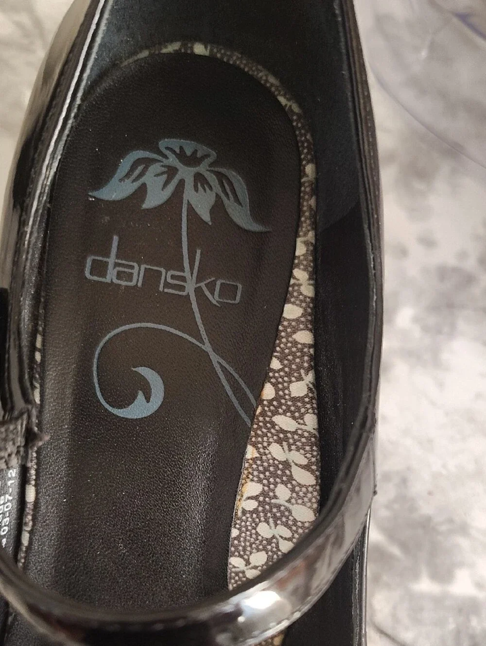 Dansko Black Patent Mary Jane Heels